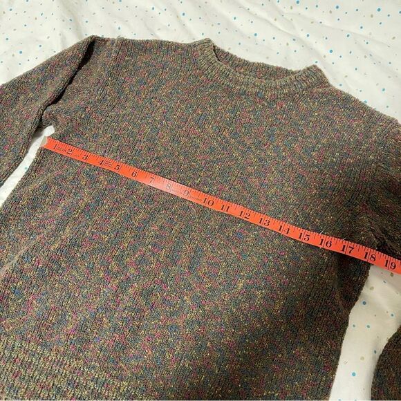 Vintage Cozy Knit Speckled Sweater Brown - Picture 10 of 10